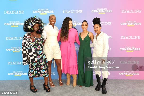 Actors Shoniqua Shandai, Jerrie Johnson, Creator/Writer/EP Tracy Oliver, and actors Grace Byers and Meagan Good from Amazon Prime Video’s ‘Harlem’...