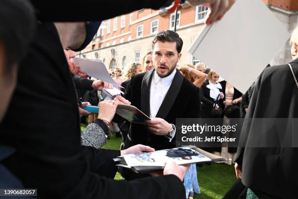 Kit Harington attends The Olivier Awards 2022 with MasterCard at the Royal Albert Hall on April 10, 2022 in London, England.