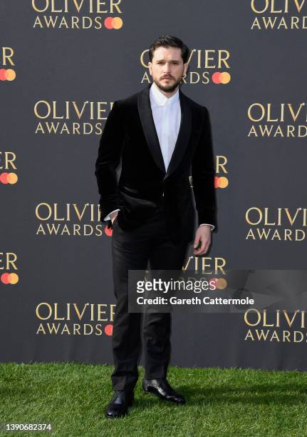 Kit Harington attends The Olivier Awards 2022 with MasterCard at the Royal Albert Hall on April 10, 2022 in London, England.
