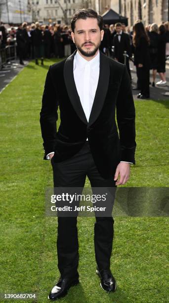 Kit Harington attends The Olivier Awards 2022 with MasterCard at the Royal Albert Hall on April 10, 2022 in London, England.