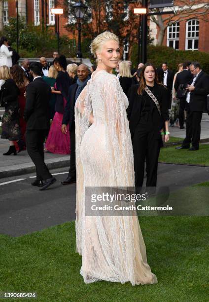 Hannah Waddingham attends The Olivier Awards 2022 with MasterCard at the Royal Albert Hall on April 10, 2022 in London, England.