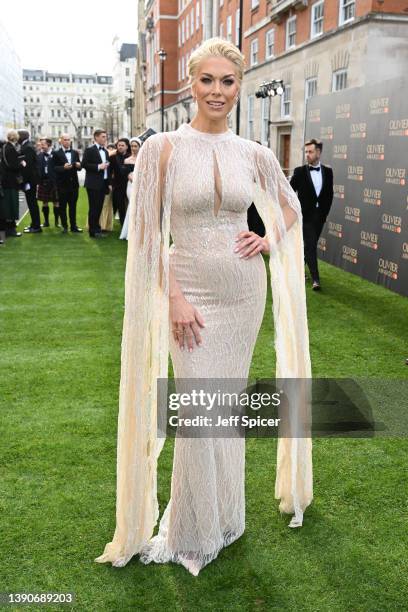 Hannah Waddingham attends The Olivier Awards 2022 with MasterCard at the Royal Albert Hall on April 10, 2022 in London, England.