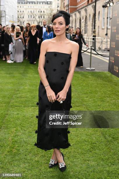 Lily Allen attends The Olivier Awards 2022 with MasterCard at the Royal Albert Hall on April 10, 2022 in London, England.