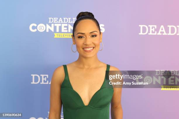 Actor Grace Byers from Amazon Prime Video’s ‘Harlem’ attends Deadline Contenders Television at Paramount Studios on April 10, 2022 in Los Angeles,...