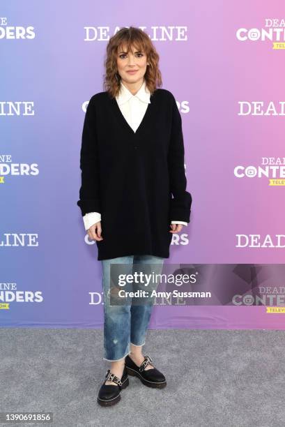 Actor Winona Ryder from Netflix’s ‘Stranger Things’ attends Deadline Contenders Television at Paramount Studios on April 10, 2022 in Los Angeles,...