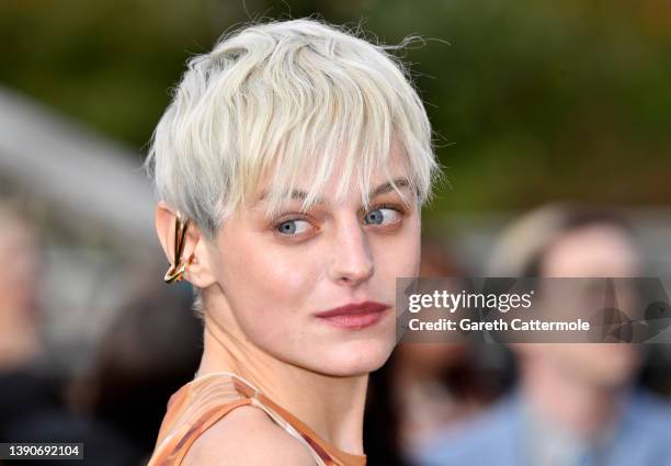 Emma Corrin attends The Olivier Awards 2022 with MasterCard at the Royal Albert Hall on April 10, 2022 in London, England.