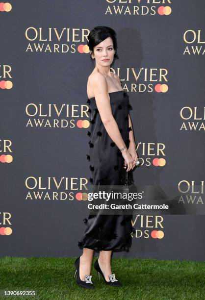 Lily Allen attends The Olivier Awards 2022 with MasterCard at the Royal Albert Hall on April 10, 2022 in London, England.