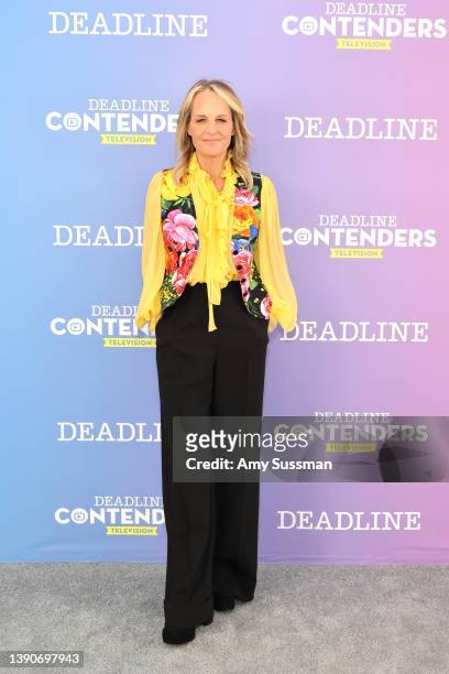 Actor Helen Hunt from Starz’ ‘Blindspotting’ attends Deadline Contenders Television at Paramount Studios on April 10, 2022 in Los Angeles, California.