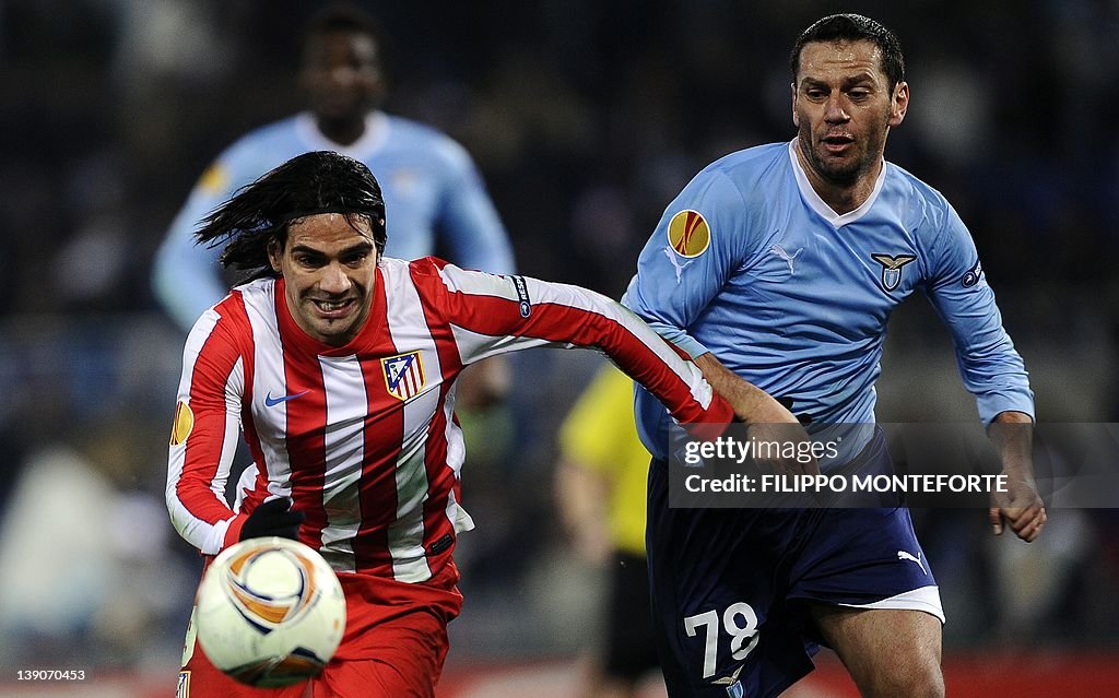 Atletico Madrid's Colombian midfielder R