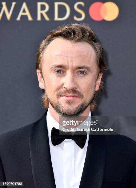 Tom Felton attends The Olivier Awards 2022 with MasterCard at the Royal Albert Hall on April 10, 2022 in London, England.