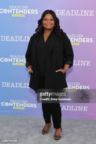 Actor Octavia Spencer from Apple TV+’s ‘Truth Be Told’ attends Deadline Contenders Television at Paramount Studios on April 10, 2022 in Los Angeles,...
