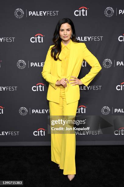Katrina Law attends a salute to the NCIS universe celebrating "NCIS" "NCIS: Los Angeles" and "NCIS: Hawai'i" during the 39th Annual PaleyFest LA at...