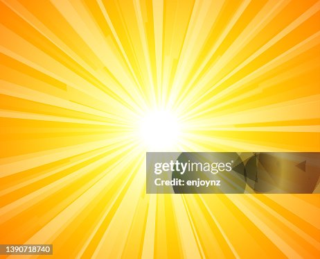 Abstract Bright yellow sun rays background Abstract Bright yellow sun rays background