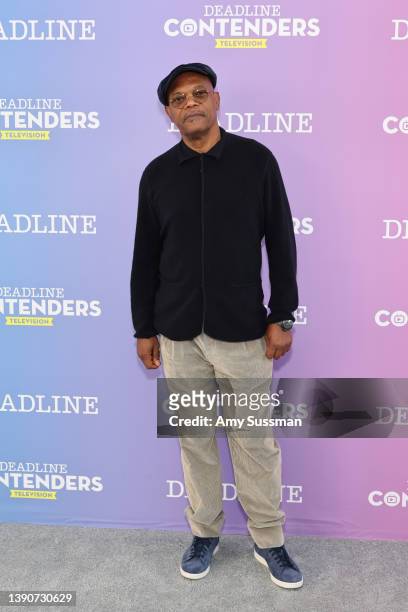 Actor Samuel L. Jackson from Apple TV+’s ‘The Last Days of Ptolemy Grey’ attends Deadline Contenders Television at Paramount Studios on April 10,...