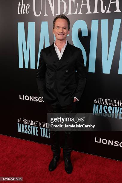 Neil Patrick Harris attends "The Unbearable Weight Of Massive Talent" New York Screening at Regal Essex Crossing on April 10, 2022 in New York City.