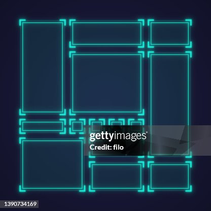 NFT Hud Frame Display Futuristic Interface NFT Hud Frame Display Futuristic Interface