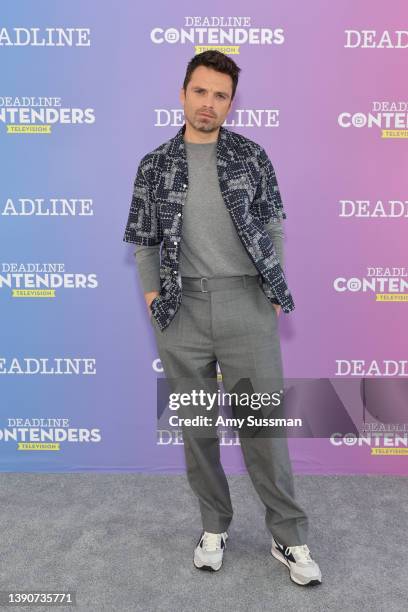 Actor Sebastian Stan from Hulu’s ‘Pam & Tommy’ attends Deadline Contenders Television at Paramount Studios on April 10, 2022 in Los Angeles,...