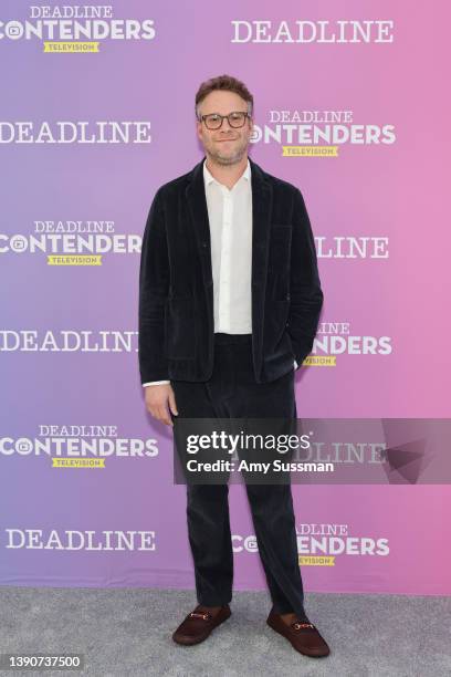 Actor Seth Rogen from Hulu’s ‘Pam & Tommy’ attends Deadline Contenders Television at Paramount Studios on April 10, 2022 in Los Angeles, California.