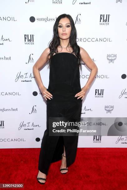 Marta Pozzan attends The Daily Front Row's 6th Annual Fashion Los Angeles Awards at Beverly Wilshire, A Four Seasons Hotel on April 10, 2022 in...
