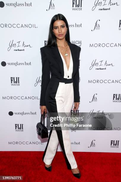 Manasvi Mamgai attends The Daily Front Row's 6th Annual Fashion Los Angeles Awards at Beverly Wilshire, A Four Seasons Hotel on April 10, 2022 in...