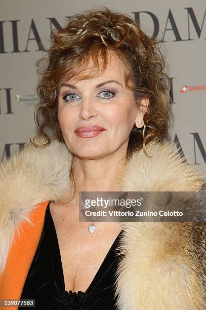Dalila Di Lazzaro attends a cocktail party held at Damiani Flagship store on February 16, 2012 in Milan, Italy.