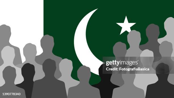 pakistani men - pakistan culture stock illustrations