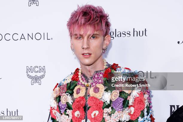 Machine Gun Kelly attends The Daily Front Row's 6th Annual Fashion Los Angeles Awards at the Beverly Wilshire, A Four Seasons Hotel on April 10, 2022...