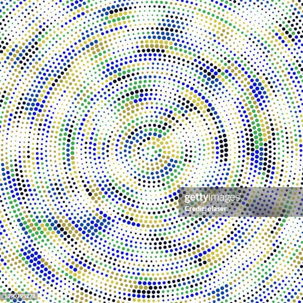 full frame small dots in concentric circles - small circle pattern stock illustrations