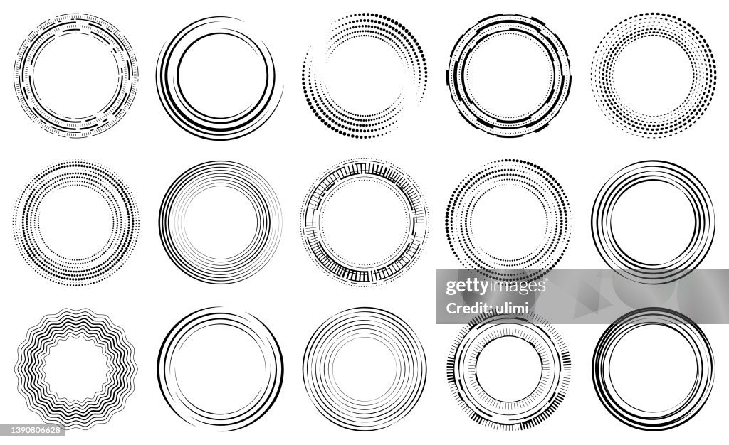 Circle design elements