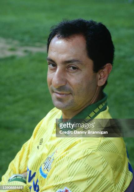 Newcastle United Manager Ossie Ardiles pictured at the pre season photocall ahead of the 1991/92 season at St James' Park in Newcastle upon Tyne,...