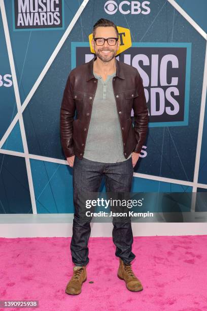 Joel McHale attends the 2022 CMT Music Awards at Nashville Municipal Auditorium on April 11, 2022 in Nashville, Tennessee.