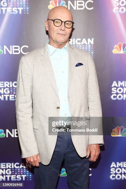 Creed Bratton attends the NBC's "American Song Contest" Week 4 Red Carpet at Universal Studios Hollywood on April 11, 2022 in Universal City,...
