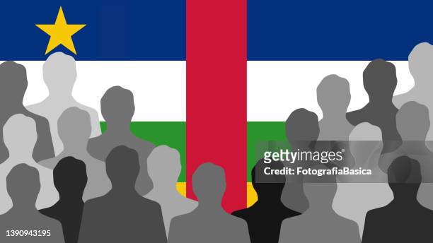 central african men - central african republic stock illustrations