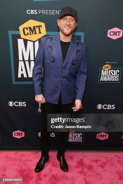 Cole Swindell attends the 2022 CMT Music Awards at Nashville Municipal Auditorium on April 11, 2022 in Nashville, Tennessee.