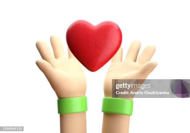 peace - heart shape 3d stock pictures, royalty-free photos & images