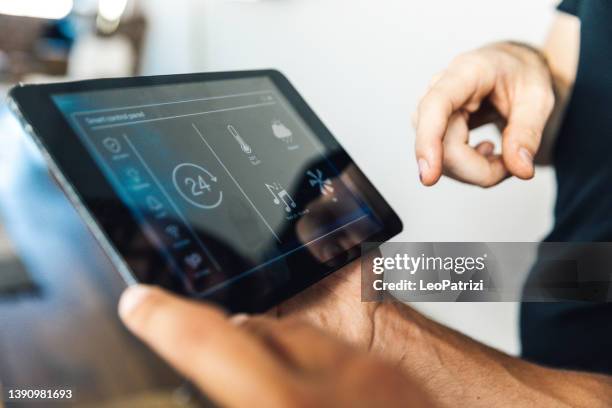 smart home - control stock pictures, royalty-free photos & images