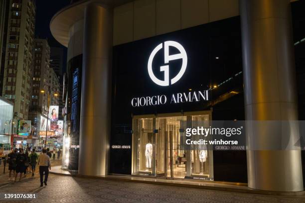 giorgio armani in hong kong - flagship store 個照片及圖片檔
