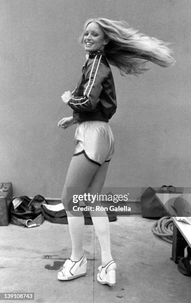 Actress Susan Anton attends First Annual Rock and Roll Sports Classic on March 10, 1978 at the University of California in Irvine, California.