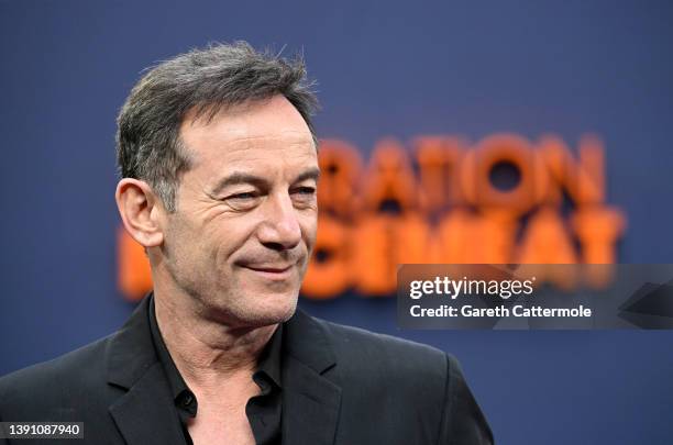 Jason Isaacs attends the "Operation Mincemeat" UK premiere at The Curzon Mayfair on April 12, 2022 in London, England.