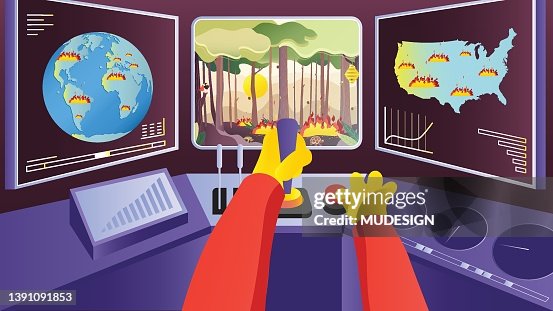 Control Panels And View Computer System Fire Analysis On Control Center ...
