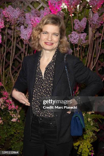 Sarah Biasini attends "La Closerie Des Lilas" Literary Awards 2022 At La Closerie Des Lilas on April 12, 2022 in Paris, France.