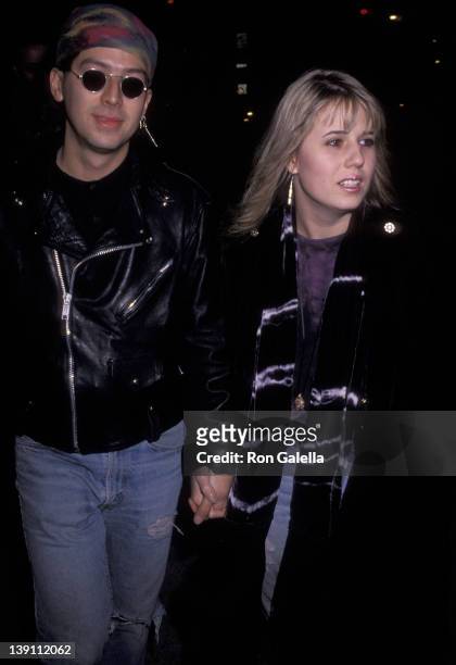 Chastity Bono and date Mitch Shiro attend the "Cinema Paradiso" New York City Premiere on January 31, 1990 at Alice Tully Hall, Lincoln Center in New...