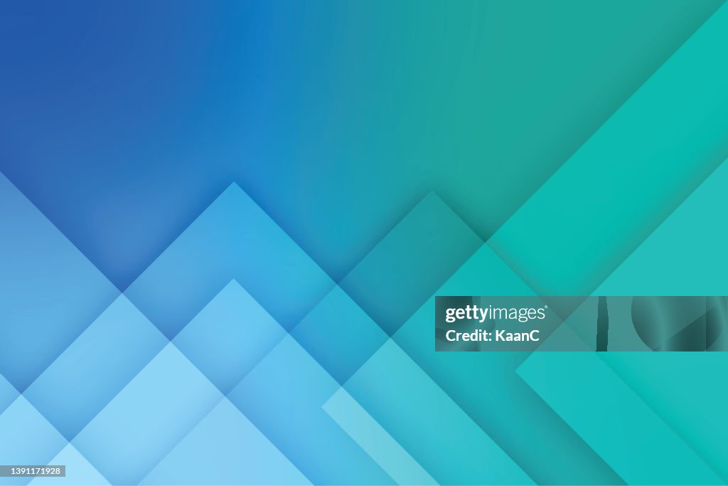 Fondo de diseño de conceptos de formas abstractas. Fondo abstracto de formas cuadradas. Fondo de color degradado abstracto. Ilustración vectorial ilustración de stock