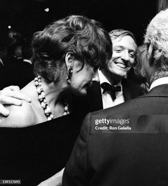 Socialite Pat Buckley and William F. Buckley attend Metropolitan Museum of Art Costume Institute Gala Exhibition "American Women Of Style" on...