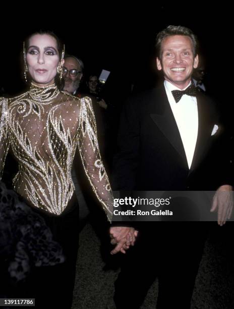 Singer/Actress Cher and fashion designer Bob Mackie attend The Metropolitan Museum's Costume Institute Gala Exhibition of "Costumes of Royal India"...