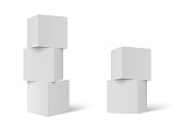 Stacked cubes 1