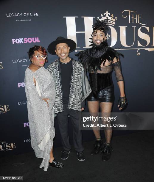 Cheryl Rich, Luar Padilla and Aaron Johnson Levy arrives to "The House" Season 2 Premiere Party held at California African American Museum on March...