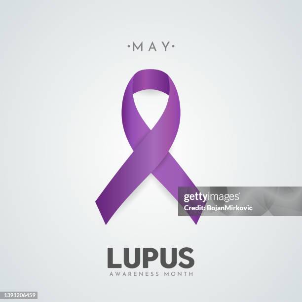 lupus awareness month, may. vector - systemic lupus erythematosus stock illustrations