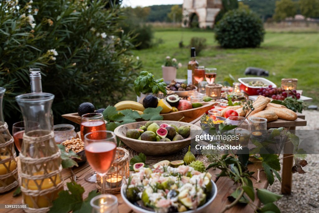 Table Set For Dining