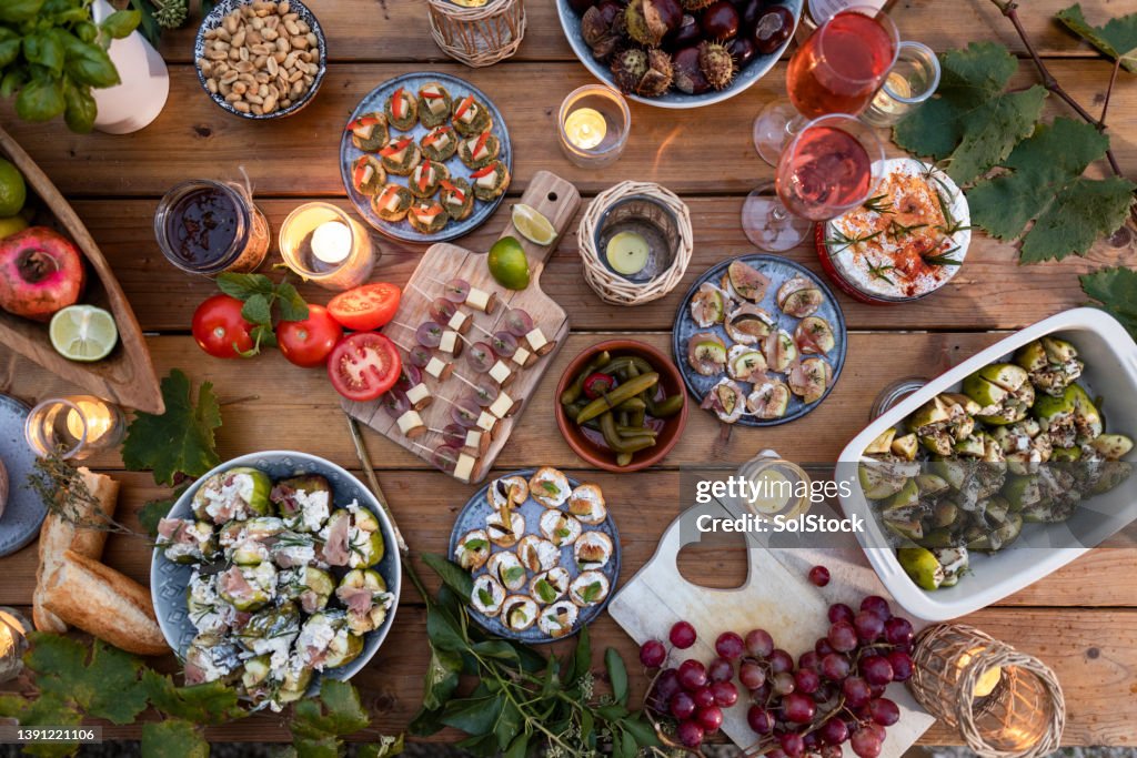 Horderves And Snacks High-Res Stock Photo - Getty Images